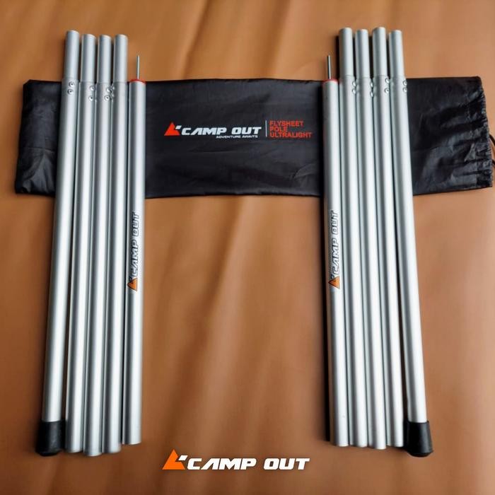 Tiang flysheet alumunium - Tiang tenda camping - Tiang flysheet
