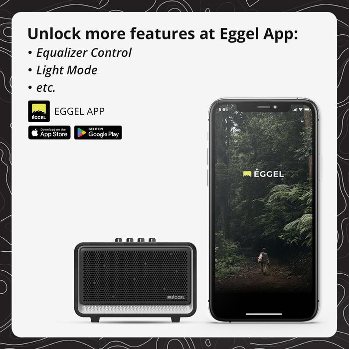 Eggel Home 3 Portable Bluetooth Speaker with Karaoke Function