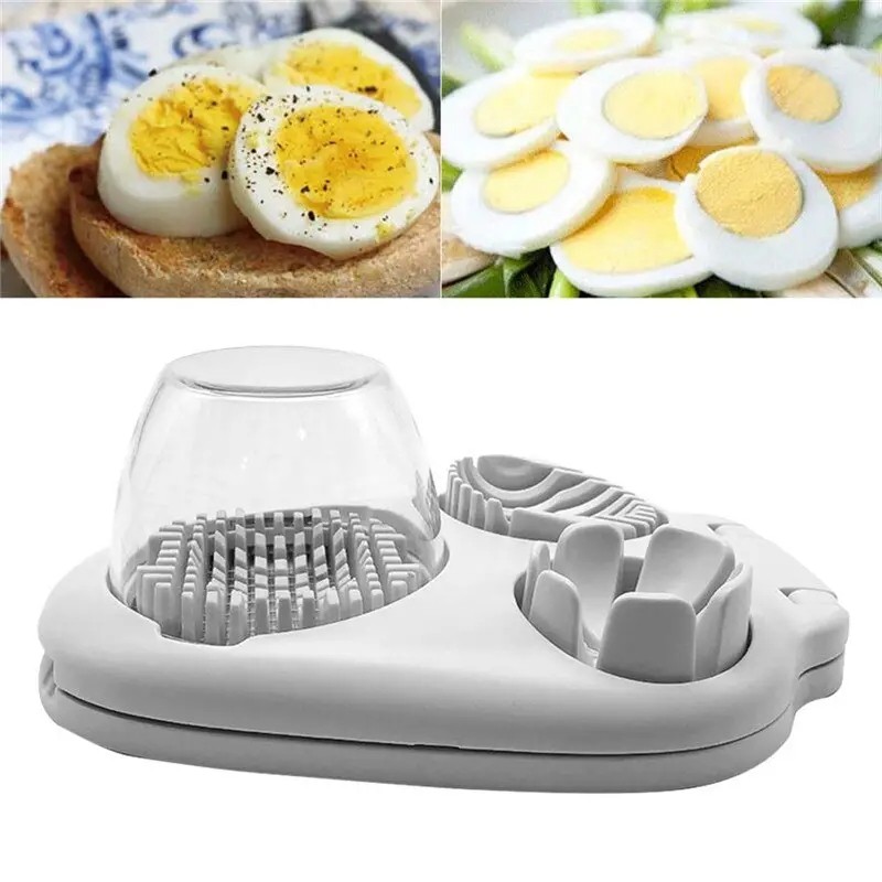 3in1 Creative Egg Slicer Hard Boiled Eggs Slicers Kitchen Food Slicers Fruit Vegetable Manual Slicer