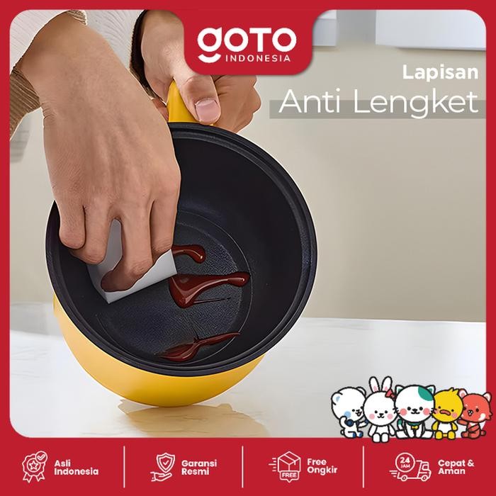 Goto Otis Panci Listrik Multifungsi Fry Pan Elektrik Anti Lengket Pasti Ori