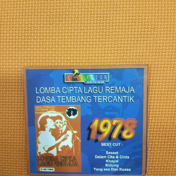 KASET CD ORIGINAL LOMBA CIPTA LAGU REMAJA DASA TEMBANG TERCANTIK 1978