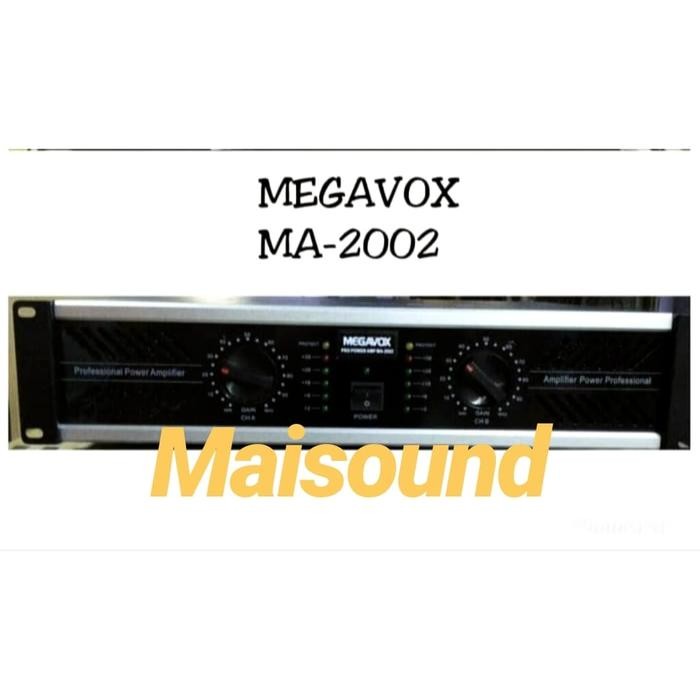 Mantab Power Ampli Megavox Ma 2002 Amplifier Megavox Ma2002 Terlariss 