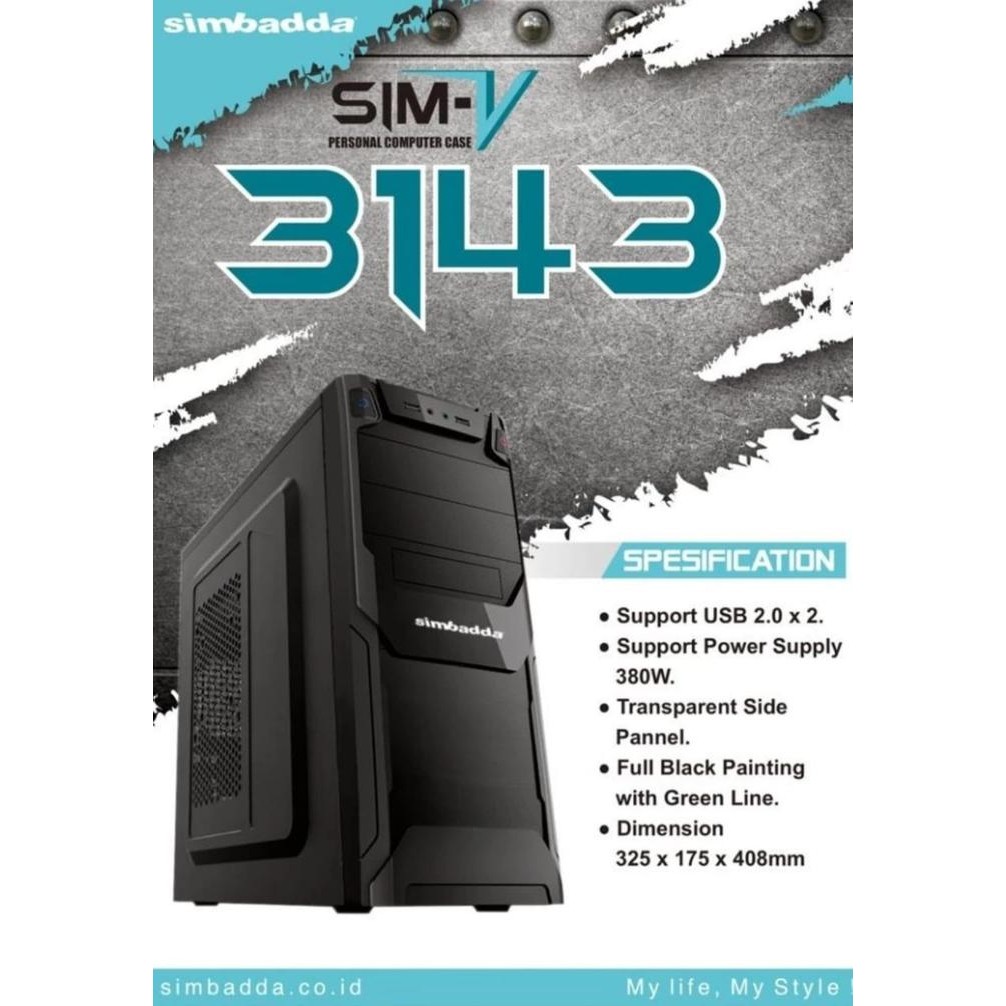 Casing Kantor Standard Simbadda Sim V Series Non Psu Simbada Sim V Terlaris