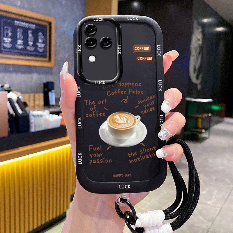 Casing Hp untuk VIVO V30 5G V30 Pro 5G Case Casing pola kopi Kesing HP Cesing Silikon Softcase diper