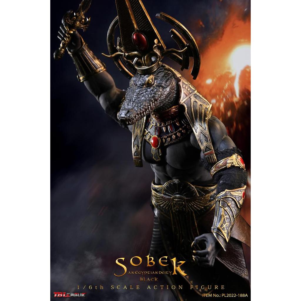 HOT SALE!!! DP TBLEAGUE 1/6 PL2022-188A SOBEK EGYPTIAN DEITY (BLACK VERSION) TERMURAH