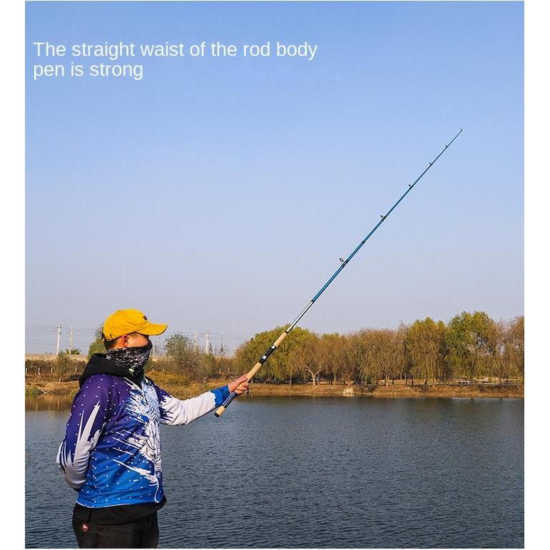 SHIMANO ROD ALAT PANCING ROD JORAN PANCING CARBON SUTET 2 BAGIAN TONGKAT PANCING PUTAR/CASTING M
