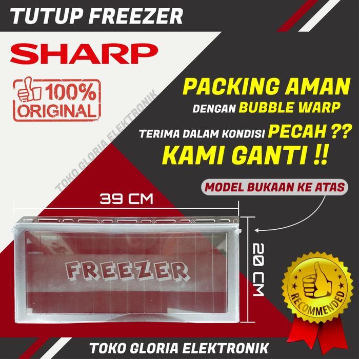(PROMO) TUTUP FREEZER KULKAS SHARP 1 PINTU ORIGINAL