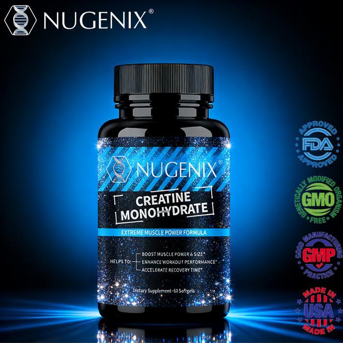 Terlaris Nugenix Creatine, Dukung Kekuatan & Daya Tahan, Tingkatkan Performa Latihan