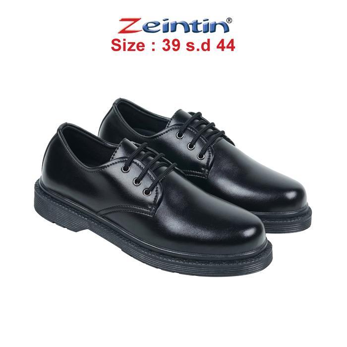 Zeintin Sepatu Formal Pria Full Hitam Pantofel Tali Docmart Pria Loafers Od