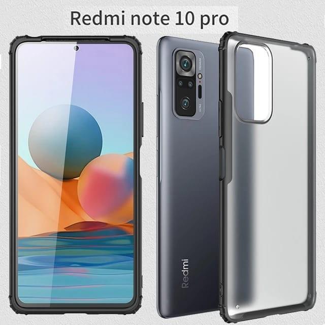 Terbaru Redmi Note 10 / Note 10 Pro Soft Case Frosted Tritone Original