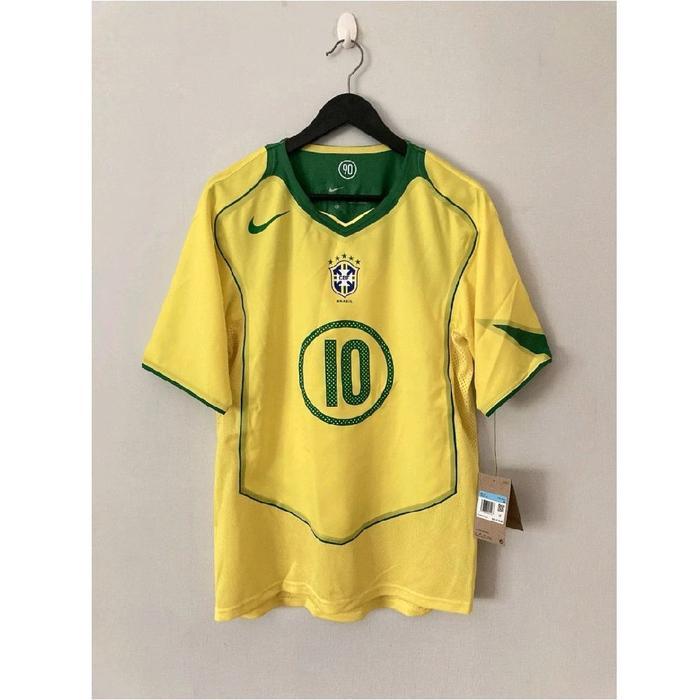 Promo Jersey Original Nike Brazil Cbf Home Reissue Player Issue 2004 Limited Edition Brasil