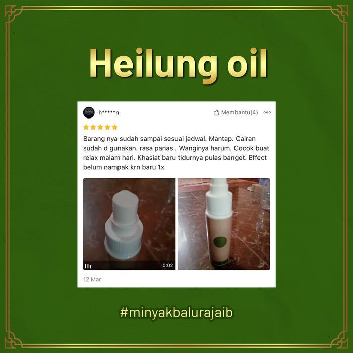 Heilung Oil Kemasan Pump 50 ml - Minyak Balur