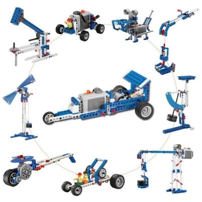 Lego 9686 Alat Pembelajaran Partikel Kecil Set Mesin Mekanik Yang Dapat Dirakit Sains Dan Teknologi