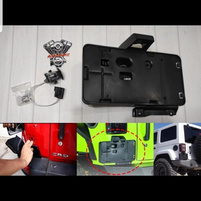 tatakan plat nomor jeep jk rubicon wrangler license holder jeep New