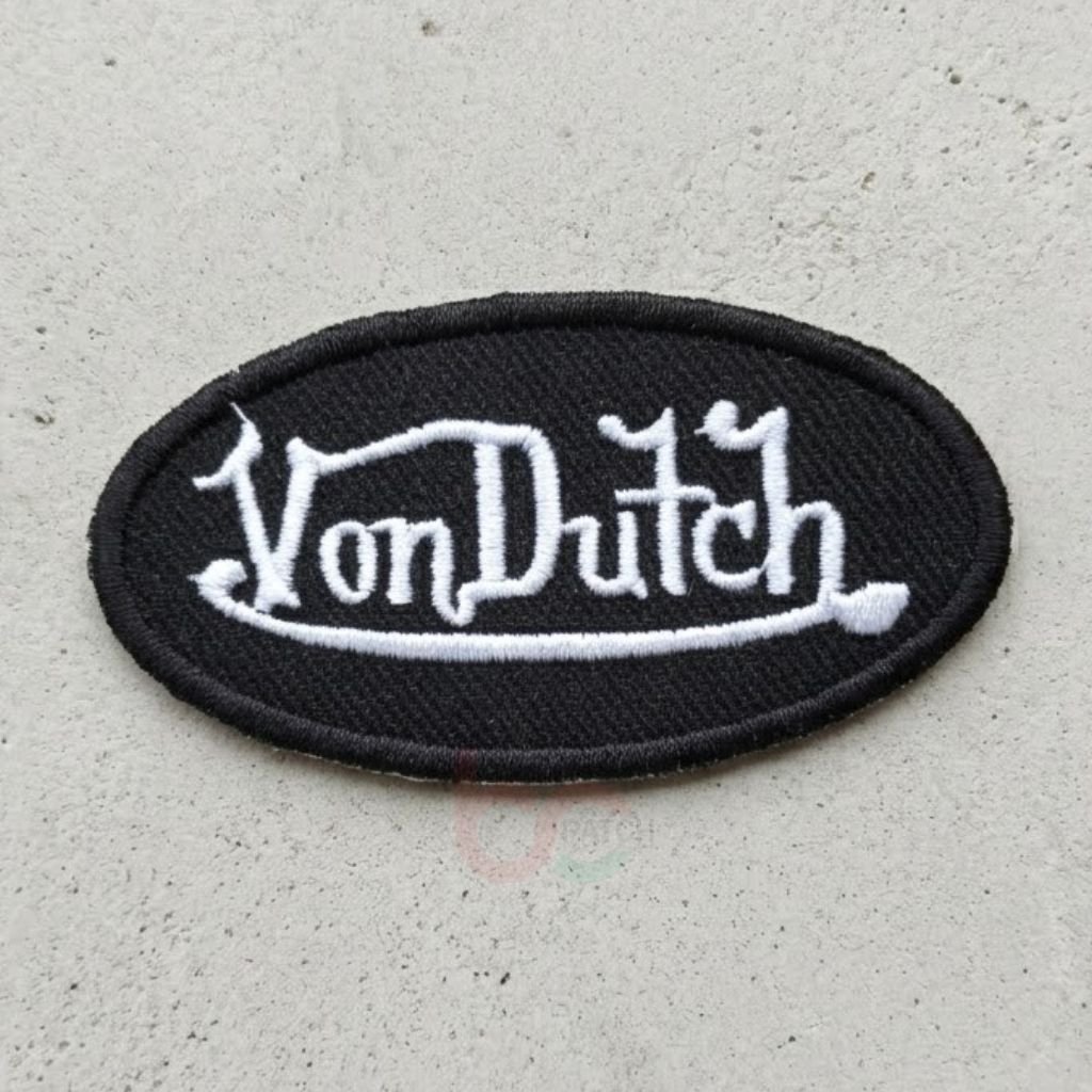 BCP-R1294 VON DUTCH VINTAGE | PATCH BORDIR GAMBAR LOGO TEMPELAN/FASHION