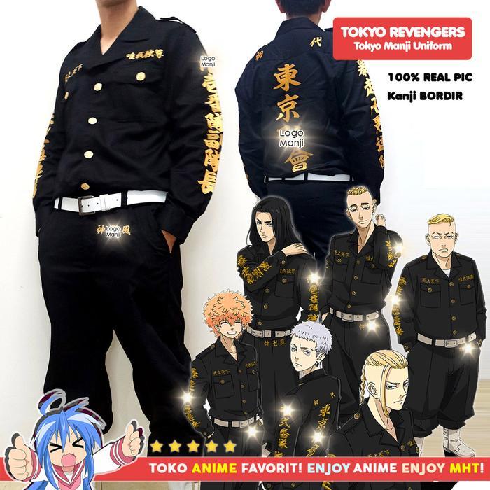 Jaket Kemeja Celana Anime Tokyo Revengers Tokyo Manji Draken Chifuyu