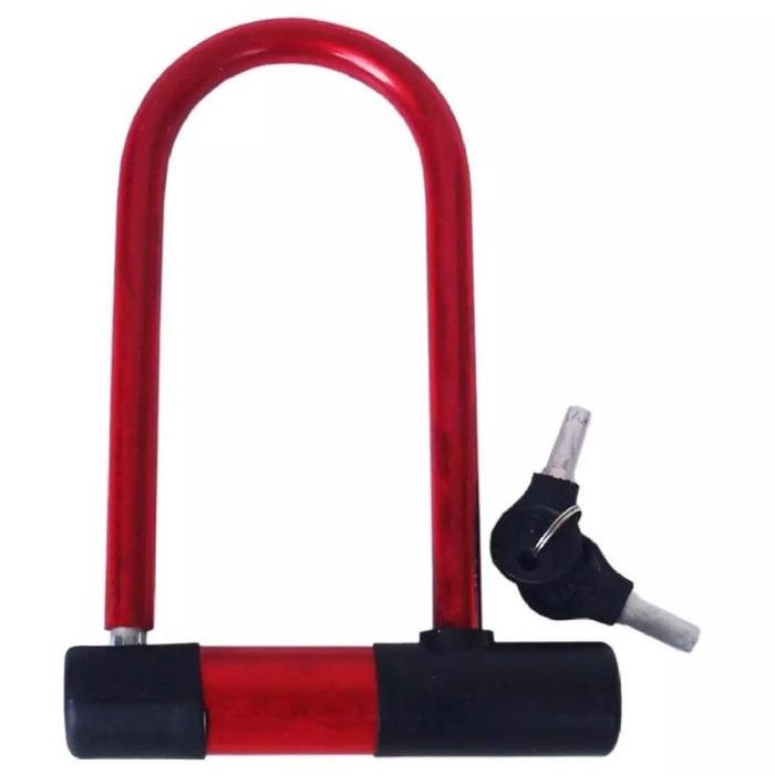 GEMBOK SEPEDA DAN MOTOR BESAR MOTORCYCLE U LOCK KODE 272