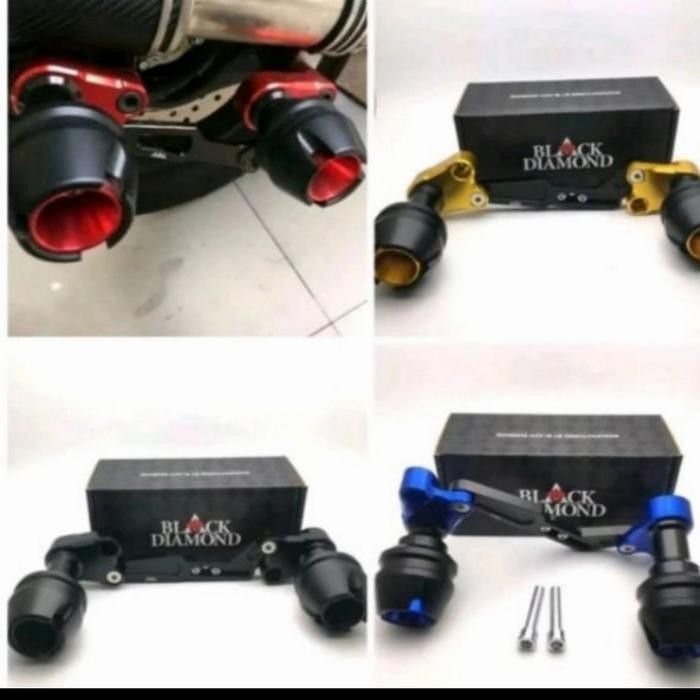 Jalu Knalpot Black Diamond Nmax Xmax Pcx Aerox