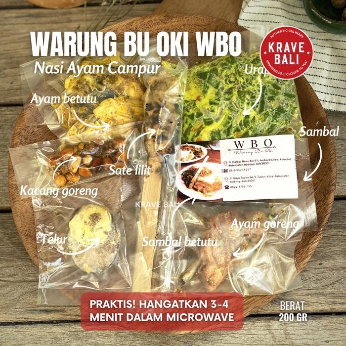 

Mamiseler45 - Nasi Campur Ayam Warung Bu Oki 250 G - Makanan Bali Praktis Krave Bali
