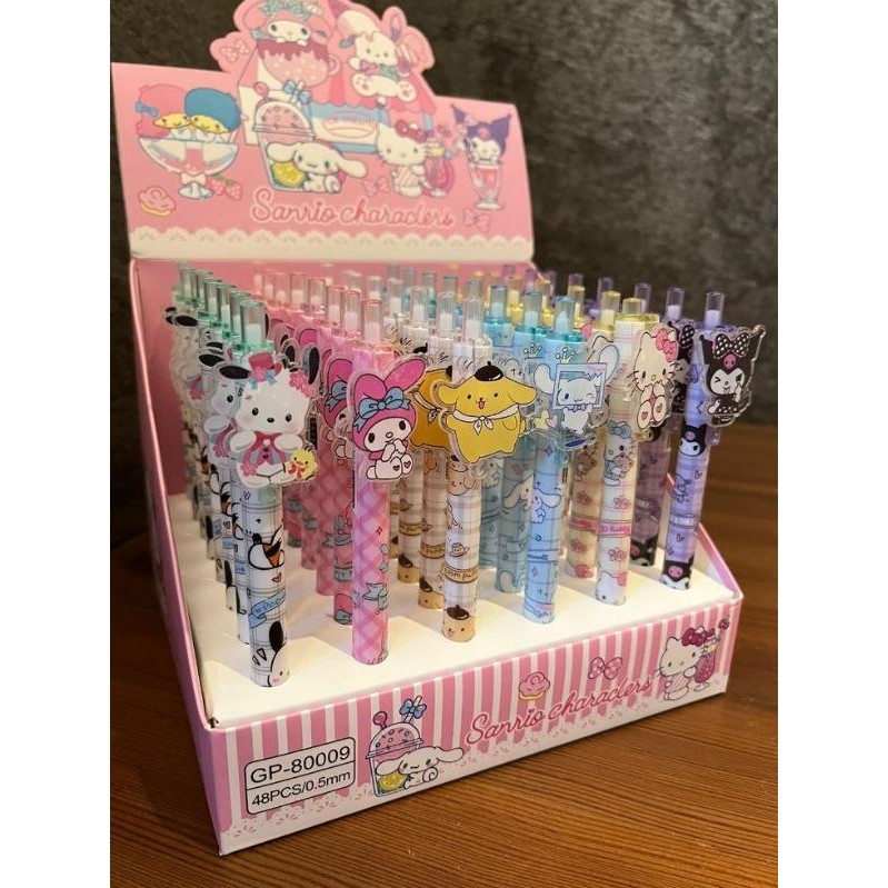 

PAKET USAHA PULPEN AKRILIK SANRIO INK PEN POKEMON PEN CETEK ( 48PIS)