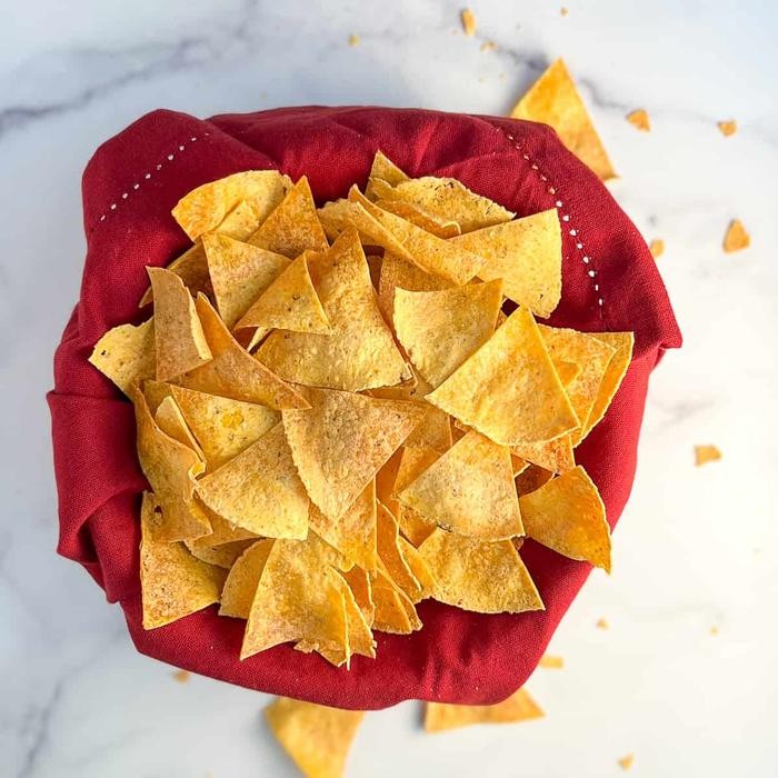 FRIED YELLOW CORN TORTILLA CHIPS (NACHOS) - 1 KG