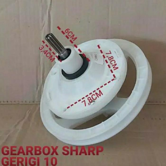 GEARBOX MESIN CUCI SHARP 2 TABUNG
