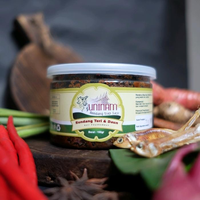 

Stok Baru Rendang Teri & Daun 150 gr Uninam