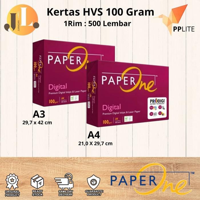 

NEW PRODUK PAPERONE A4 A3 KERTAS HVS 1 RIM (500 LEMBAR) - 100 GRAM WARUNG ARA67