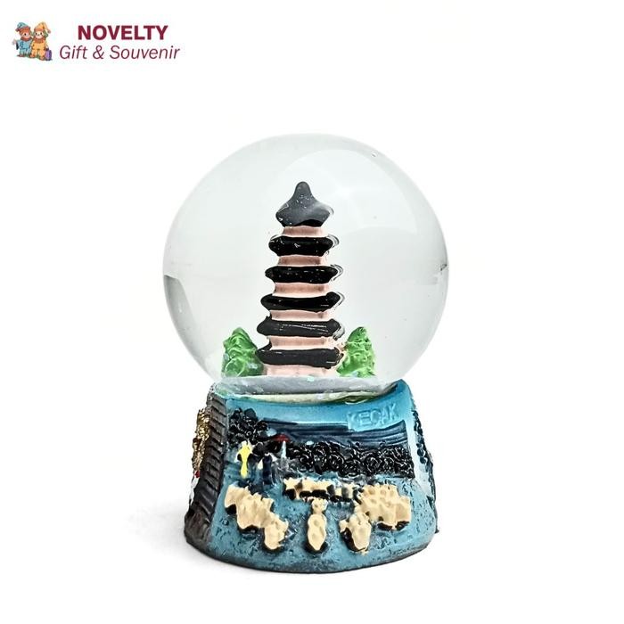 Souvenir pajangan snow globe bola air Bali oleh oleh negara Indonesia