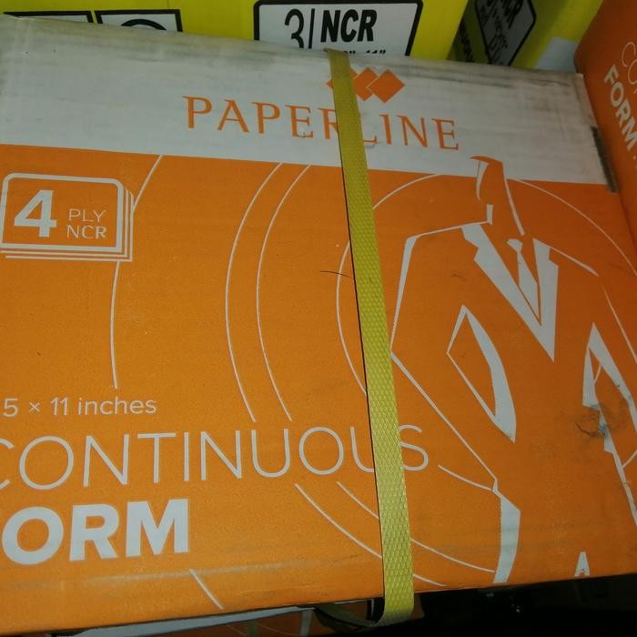 

NEW PRODUK CONTINUOUS FORM PAPERLINE 9.5X11, 4 PLY PRS (K4 PRS) WARUNG ARA67