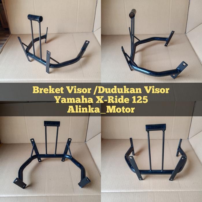 BREKET VISOR YAMAHA X RIDE 125 DUDUKAN VISOR CUSTOM