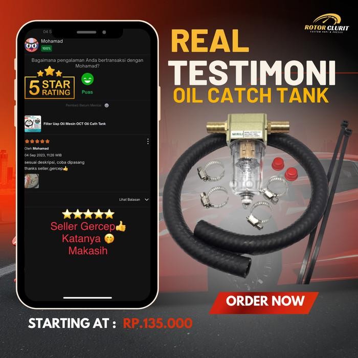Filter Uap Oli Mesin OCT Oil Cath Tank