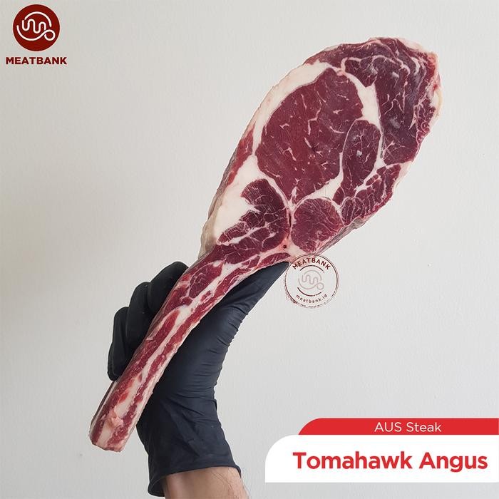 

Pilihan- Meatbank Tomahawk Angus Daging Sapi Beef Ribs Steak Wagyu Aussie Bbq
