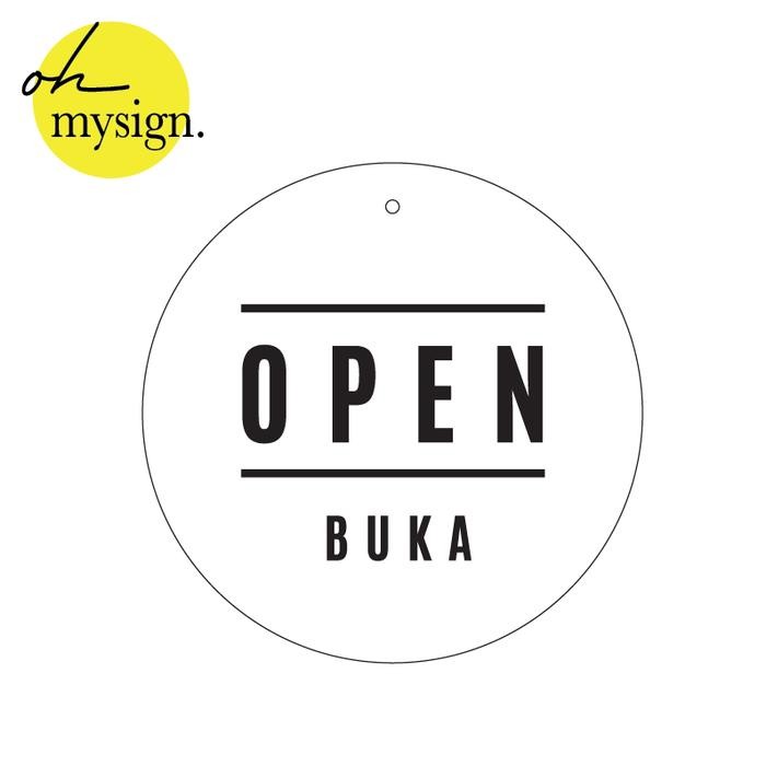 

SIGN OPEN CLOSE AKRILIK SIGN BUKA TUTUP ACRYLIC OPEN CLOSE PINTU