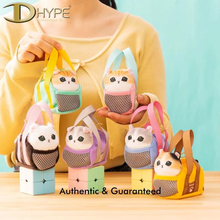 MOFUSAND CAT CARRIER BAG KEYCHAIN CHARM 100% ORIGINAL