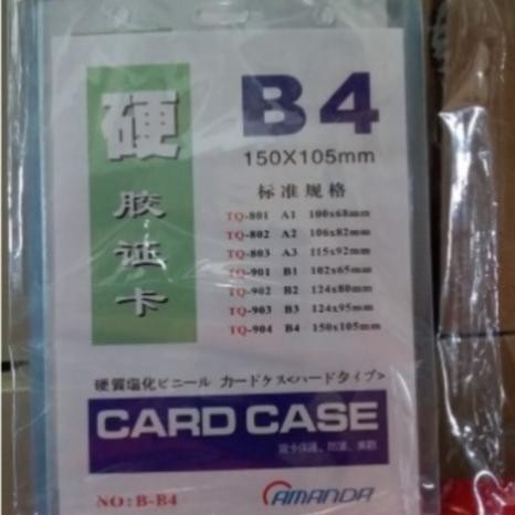 

PROMO Plastik name tac/plastic id card/plastik id/card case B4