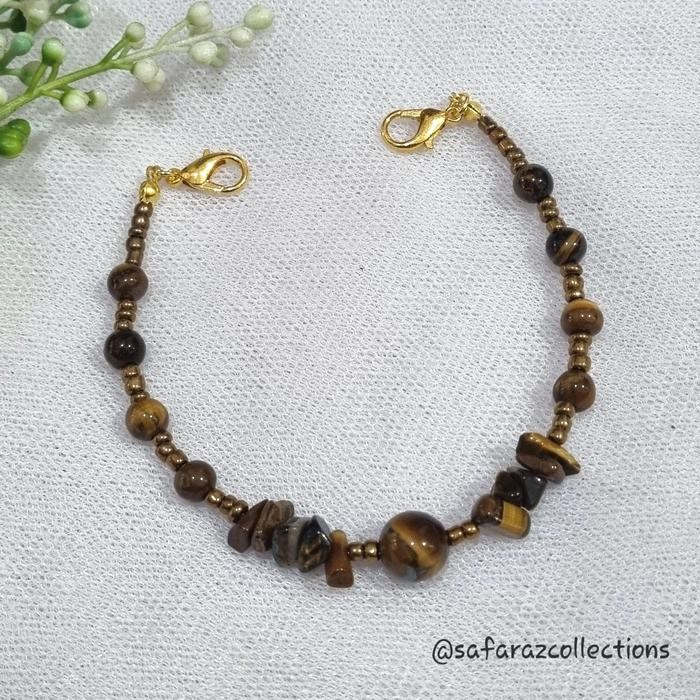 Pilihan- Konektor Hijab Batu Pecah Batu Alam Manik Pasir