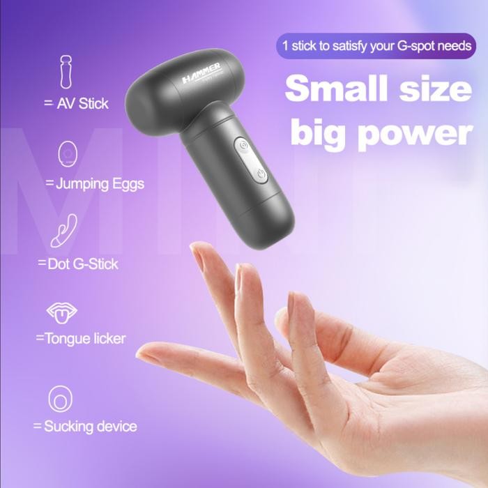Lilo Leven Hammer 2 in 1 Sucking Licking & Vibrating Toy