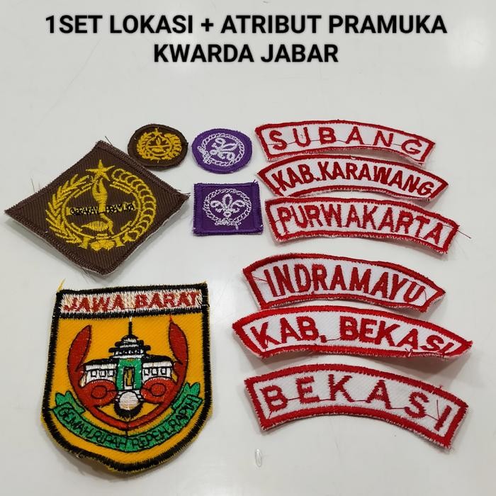 

New 1 Set Lokasi Kwarda Kwartir Jawa Barat + Atribut Pramuka