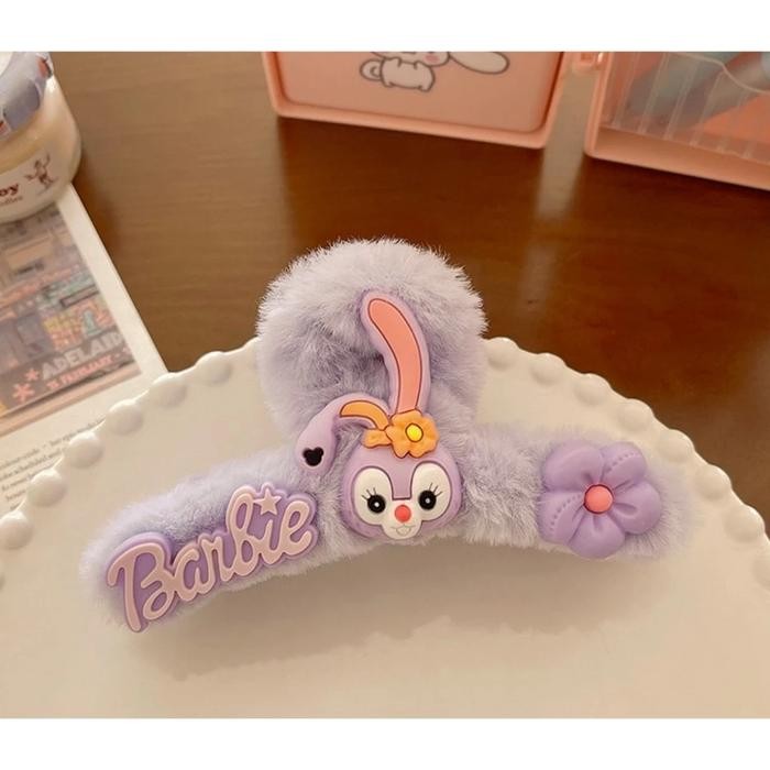 

Klip Beruang Stroberi Besar Mewah Lucu Klip Rambut Kartun Aksesori Rambut Musim Gugur dan Musim