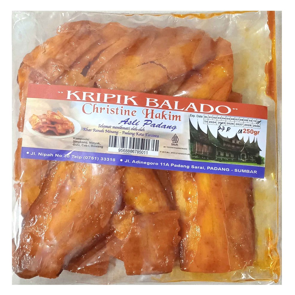 

S31947 CHRISTINE HAKIM BALADO KERIPIK 250GR MAJU BERSAMA (20250914)