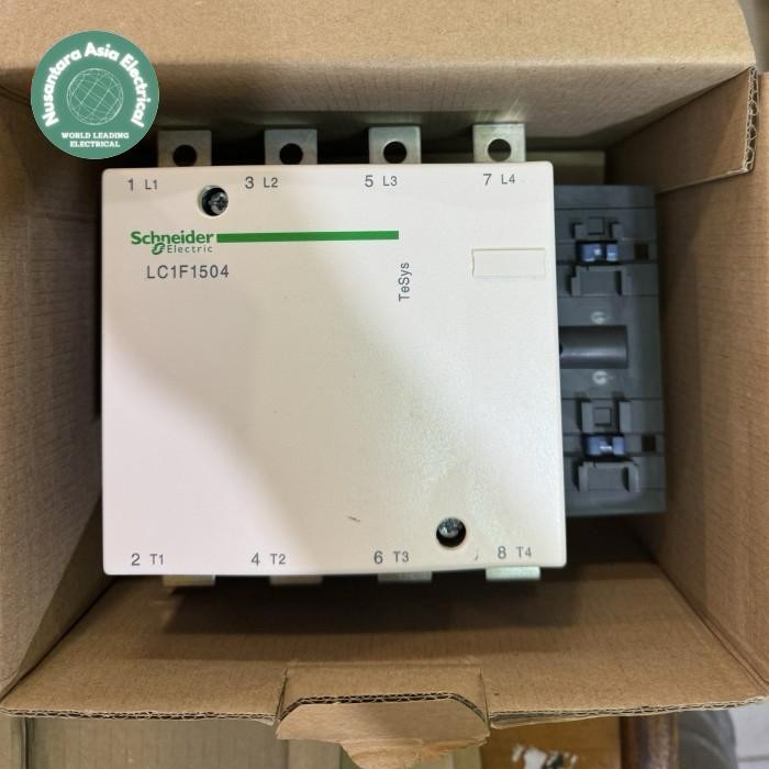 KONTAKTOR LC1F1504 4POLE KOIL 220V SCHNEIDER ORIGINAL TERMURAH