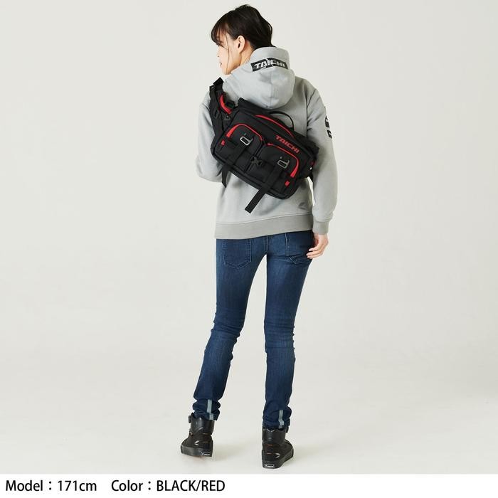 RS TAICHI RSB287 WP HIP BACK (L) 10L BLACK