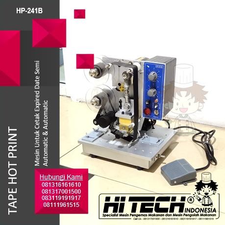 

Tape Hot Print Otomatis HP-241B Mesin Cetak Expired Date HP241B