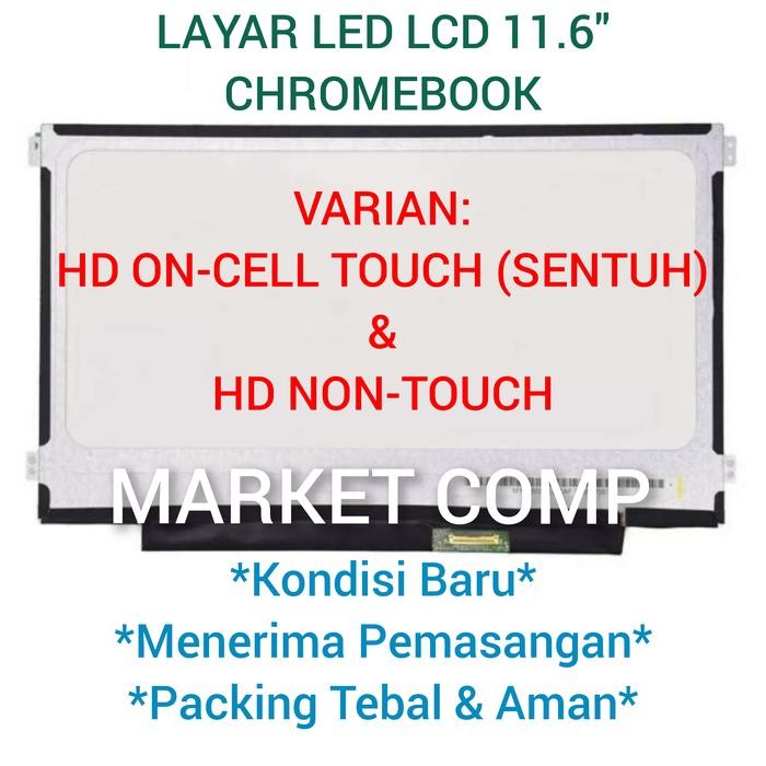 Touch Screen Layar Sentuh On Cell Touchscreen Led Lcd Netbook Dell Chromebook 11 3100 11-3100 3110
