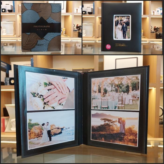 Pilihan- Album Foto 4R Isi 40 Foto Landscape Magnetic / Album Foto 4R Isi 40