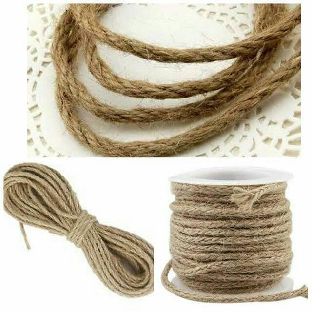 

New Tali Goni 2.5mm Tali Rami Bahan Craft Rope tali Tambang kecil