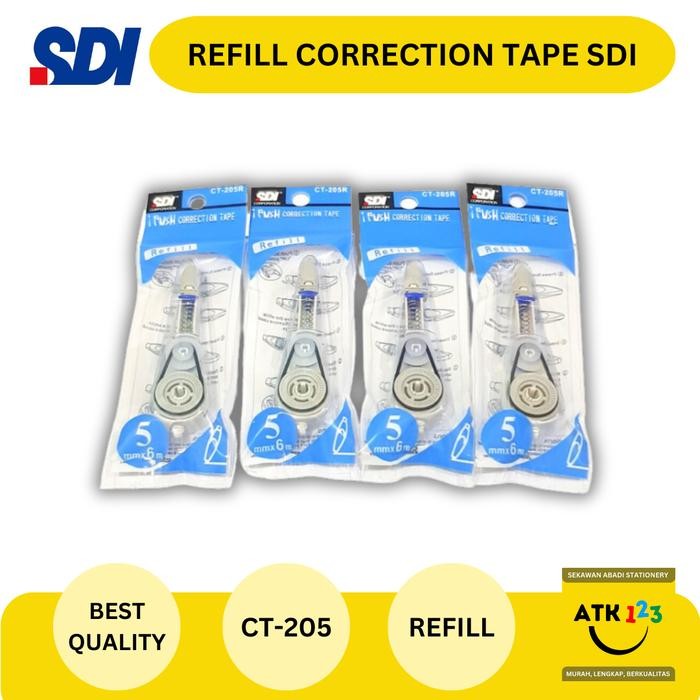 

New REFILL Correction Tape / Stipo Kertas SDI CT-205