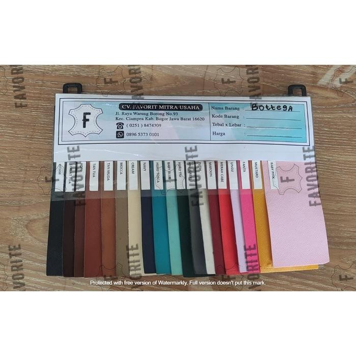 

Pilihan- Bahan Tas Bottega / Teiga / Tega Backing Kapas Tebal 1,1Mm