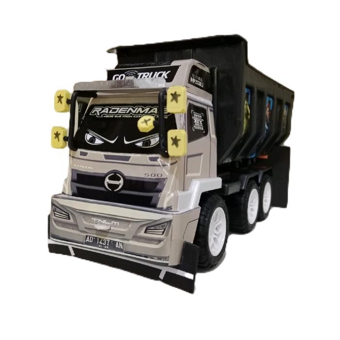 Mainan Truk Tronton Pasir (TTP02) - Hino Modifikasi - Toy